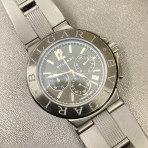 BVLGARI ブルガリ ディアゴノ ネロブラック オートマチック 自動巻き 不動